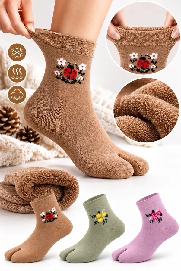 Multicolor_Embroidered_Ankle_Socks_For_Women