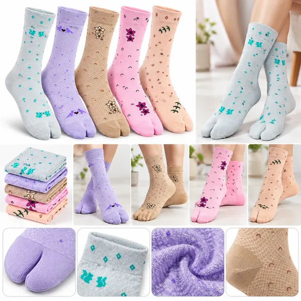 Multicolor_Printed_Tabi_Socks_For_Women