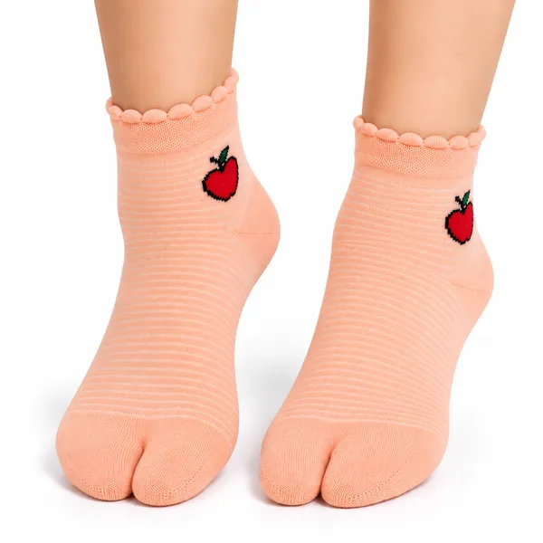Multicolor_Ankle_Split_Toe_Socks_Set_For_Women