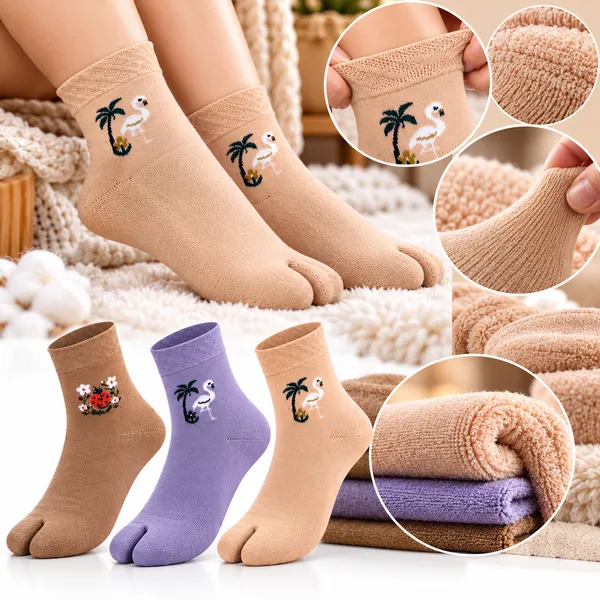 Multicolor_Embroidered_Ankle_Socks_For_Women