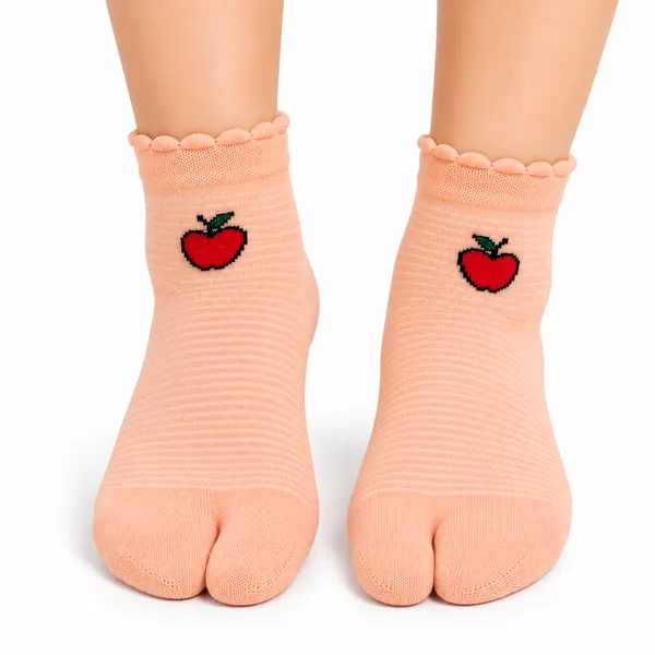 Multicolor_Ankle_Split_Toe_Socks_Set_For_Women