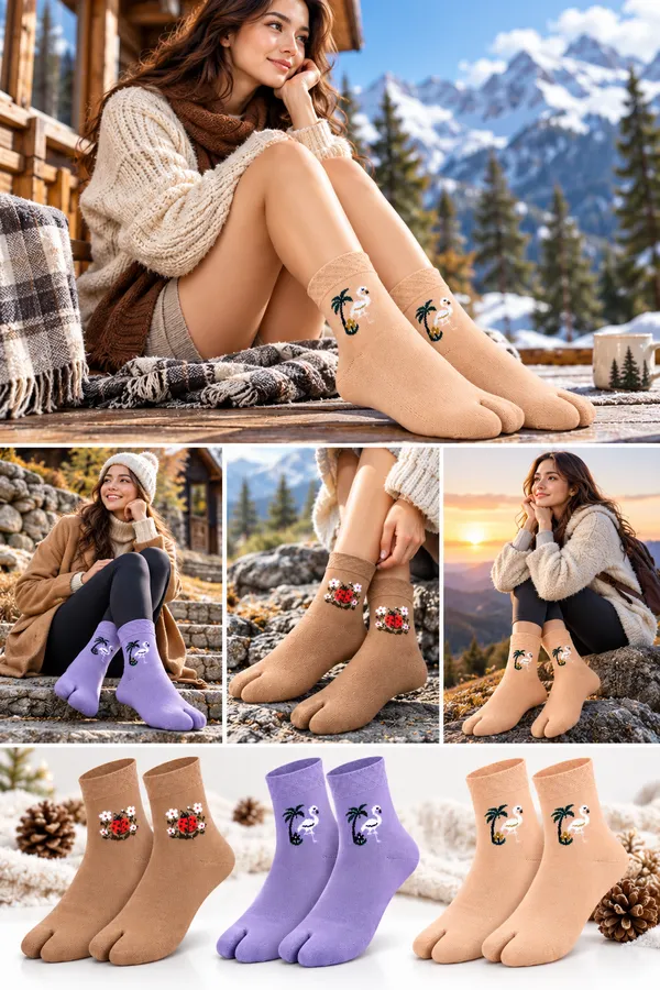 Multicolor_Embroidered_Ankle_Socks_For_Women