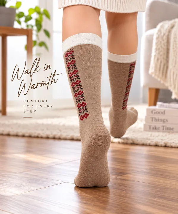 Beige_Woolen_Split_Toe_Socks_For_Women_Combo_3