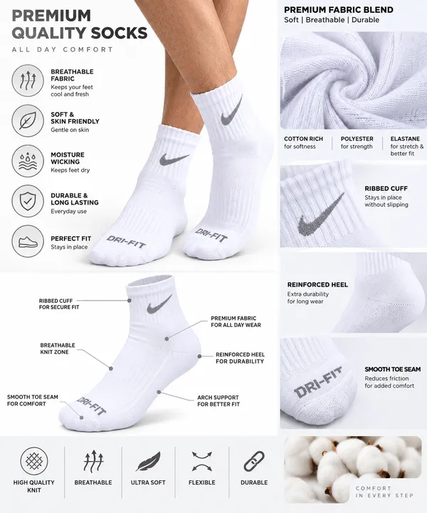 White_Cotton_Blend_Crew_Regular_Gym_Socks_For_Men_Combo_of_5