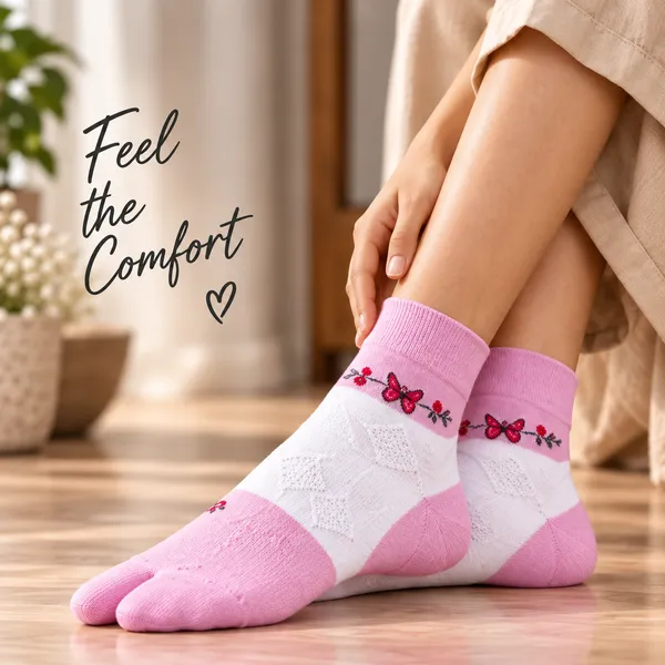Pink_Floral_Arm_Sleeves_And_Socks_Set_For_Women