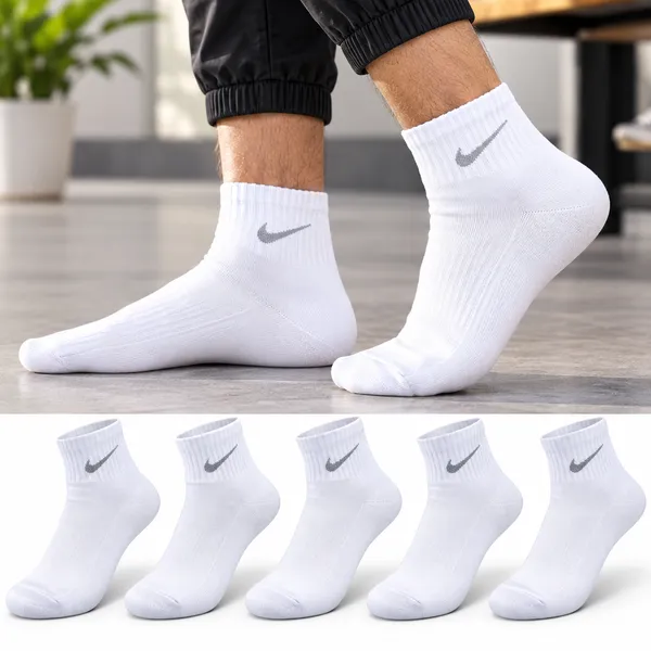 White_Cotton_Blend_Crew_Regular_Gym_Socks_For_Men_Combo_of_5