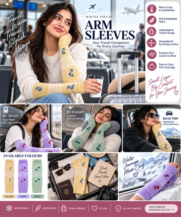 Multicolor_Knitted_Embroidered_Arm_Warmers_For_Women