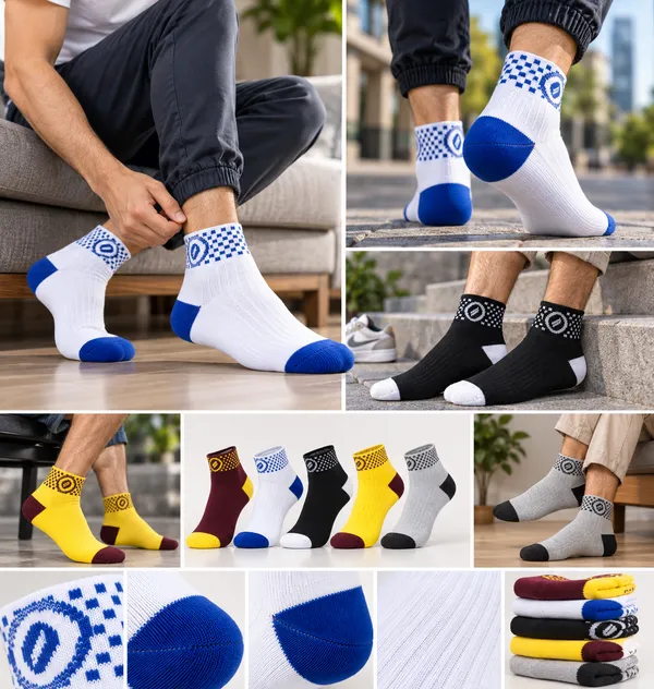 Orrivo_Multicolour_Gym_Sports_Casual_Ankle_Socks_For_Men_(Pack_of_5_)