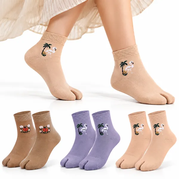 Multicolor_Embroidered_Ankle_Socks_For_Women