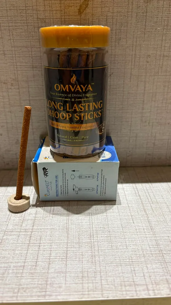 Omvaya_Long_LastingSandalwood_Dhoop_Sticks