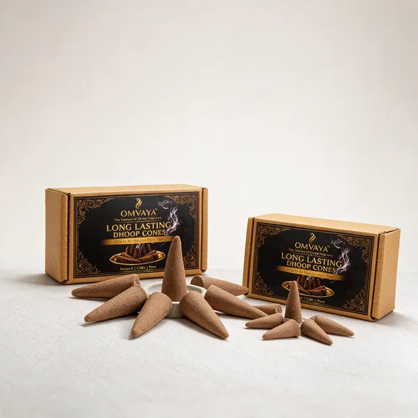 Sandalwood_Dhoop_Cones_(30_Cones)_Up_To_40_Min_Burn_Time_Long_Lasting_Incense_Cones_For_Pooja,_Meditation_And_Yoga_Pack_Of_2