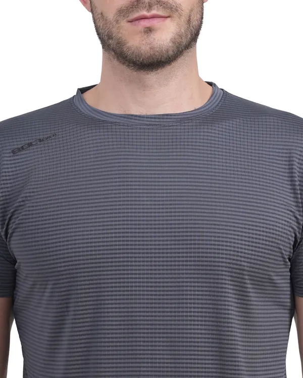 STRIPE_FLEX_R/N_T-SHIRT