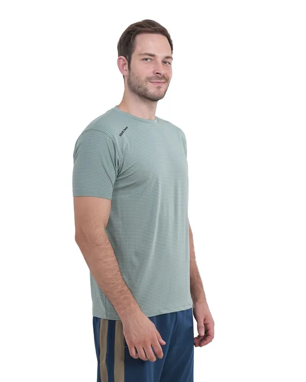 STRIPE_FLEX_R/N_T-SHIRT