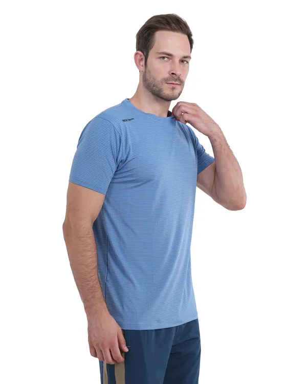STRIPE_FLEX_R/N_T-SHIRT