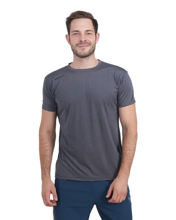 STRIPE_FLEX_R/N_T-SHIRT