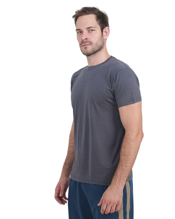 STRIPE_FLEX_R/N_T-SHIRT