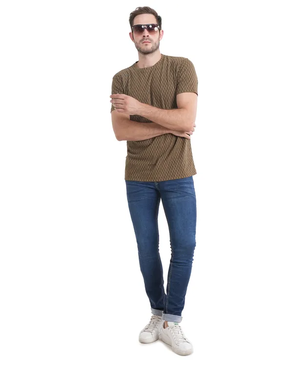 Black_Heritage_Knit_Denimcot_Round_Neck_T-Shirt_Men