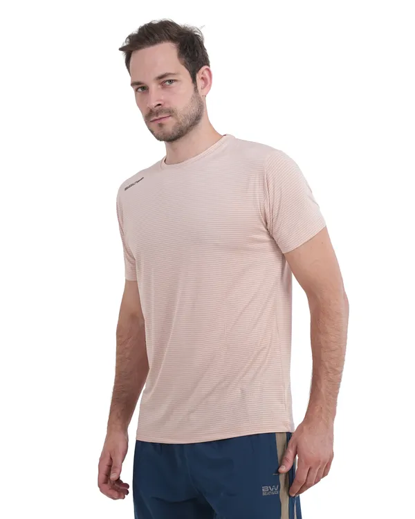 STRIPE_FLEX_R/N_T-SHIRT