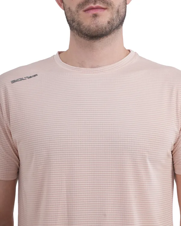STRIPE_FLEX_R/N_T-SHIRT