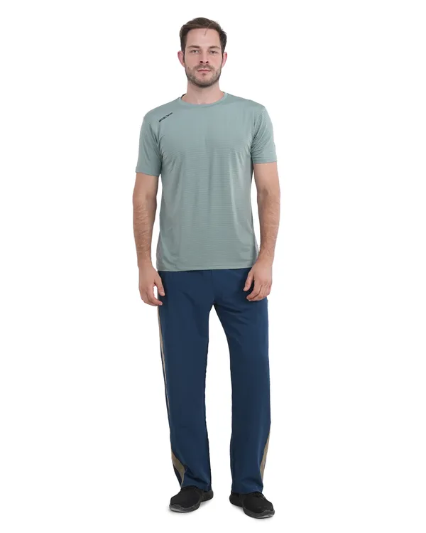STRIPE_FLEX_R/N_T-SHIRT