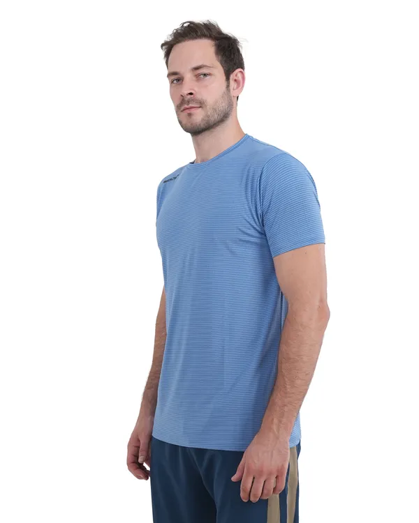 STRIPE_FLEX_R/N_T-SHIRT