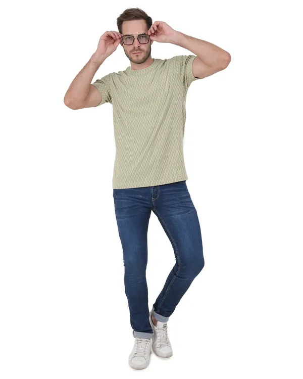 Black_Heritage_Knit_Denimcot_Round_Neck_T-Shirt_Men