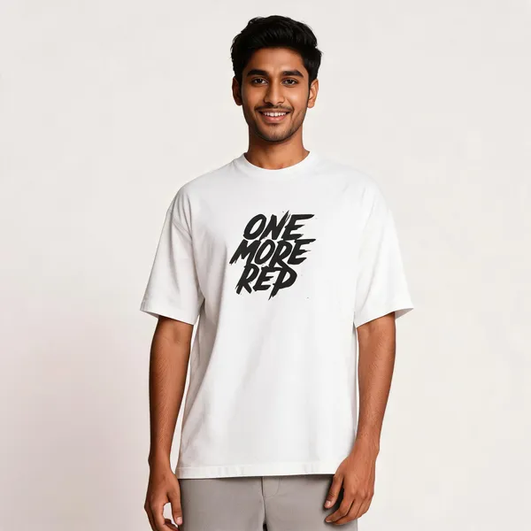 White_Cotton_Graphic_Print_T-Shirt_For_Men