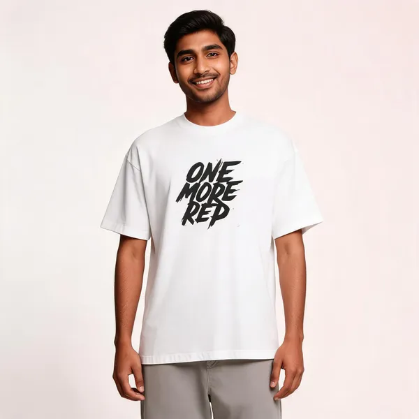 White_Cotton_Graphic_Print_T-Shirt_For_Men