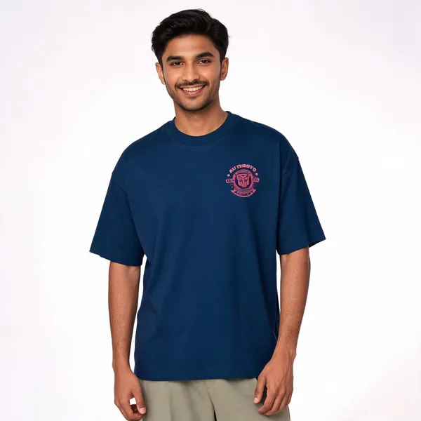 Navy_Cotton_Oversized_T-Shirt_For_Men