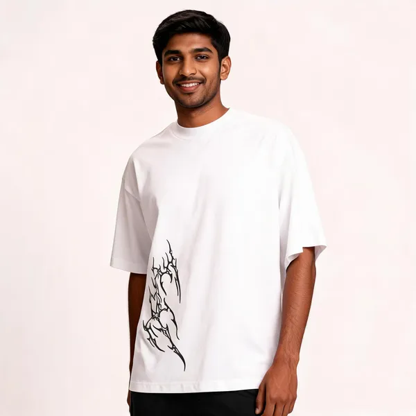 White_Cotton_Graphic_Print_T-Shirt_For_Men