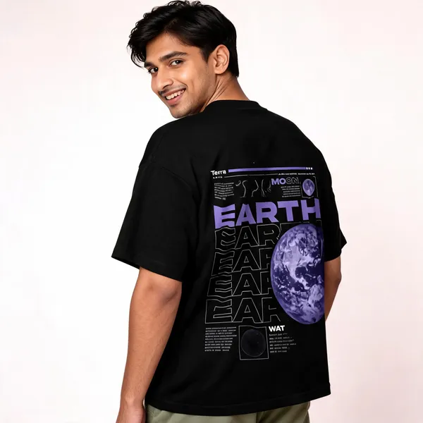 Black_Cotton_Casual_Fit_T-Shirt_For_Men