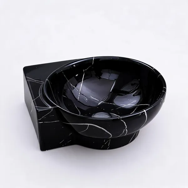 Black_Hisre_Ceramic_Modern_Marble_Wall_Hung_Wash_Basin