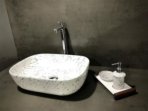HISRE_Table_Top_Wash_Basin_For_Bathroom,_Living_Room_|_Ceramic_Bathroom_Kitchen_Sink_Home_Table_Top_Wash_Basin_Table_Top_Basin_(White)