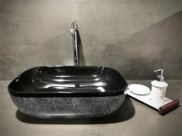 HISRE_Tabletop_Ceramic_Bathroom_Kitchen_Sink_(45_x_33_x_13_CM)_Over_Counter_Top_Basin_Bathroom_basin_(Latest_&_multi_color_design)_Wash_Basin_Table_Top_Basin_(BLACK)