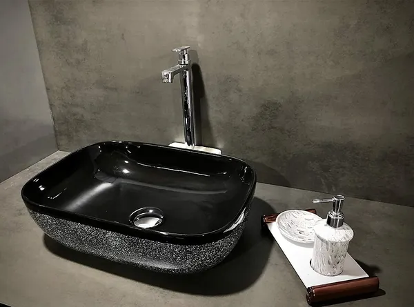 HISRE_Tabletop_Ceramic_Bathroom_Kitchen_Sink_(45_x_33_x_13_CM)_Over_Counter_Top_Basin_Bathroom_basin_(Latest_&_multi_color_design)_Wash_Basin_Table_Top_Basin_(BLACK)