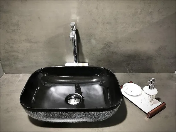 HISRE_Tabletop_Ceramic_Bathroom_Kitchen_Sink_(45_x_33_x_13_CM)_Over_Counter_Top_Basin_Bathroom_basin_(Latest_&_multi_color_design)_Wash_Basin_Table_Top_Basin_(BLACK)