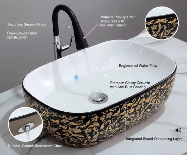 HISRE_Luxury_Ceramic_Designer_Over_Countertop|_Premium_Table_Top_with_Golden_Art_Bathroom_Basin_BLACK_&_GOLD_colorful_table_top_wash_basin_Table_Top_Basin_(BLACK)