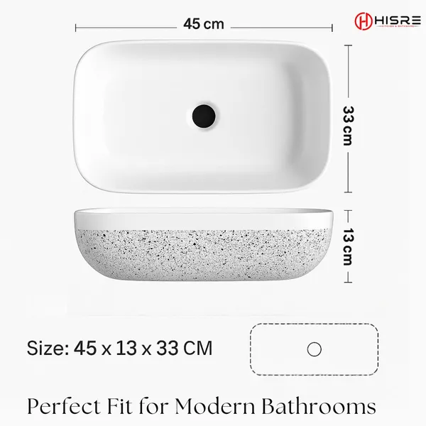 HISRE_Modern_White_Stars_Table_Top_Ceramic_Wash_Basin_for_Bathroom|_Livingroom_|Vanity_Home_improvement_bathroom_basin_(latest_&_colorful_designs)_10221_Table_Top_Basin_(WHITE)