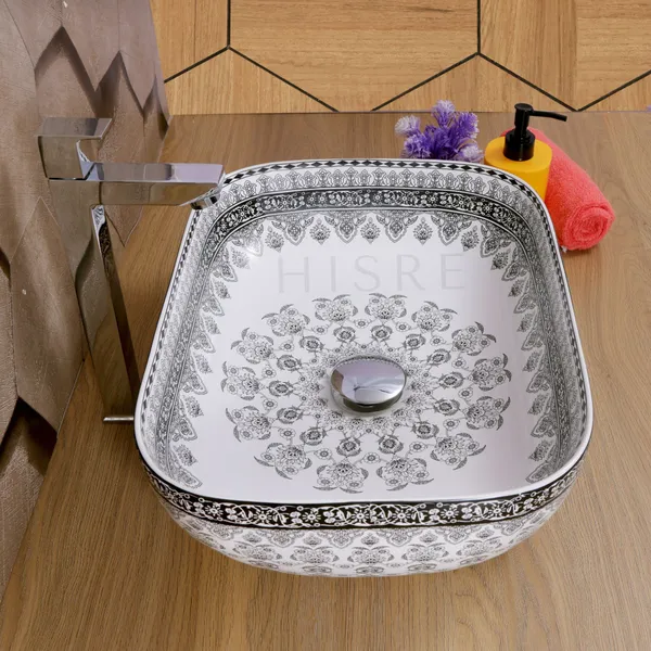 HISRE_DESIGNER_COUNTER_TOP_WASH_BASIN_RANGOLI_GREY_Table_Top_Basin_(GREY)