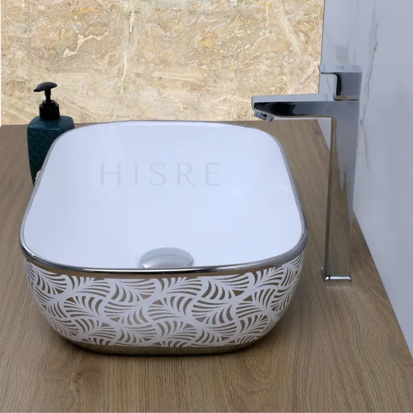 HISRE_Over_Counter_Top_Wash_Basin_|_Ceramic_Bathroom_Kitchen_Sink_(SKTHI2309)_2309_Table_Top_Basin_(Multicolor)