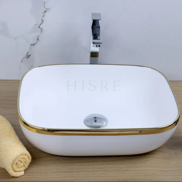 HISRE_Over_Counter_Top_Ceramic_Bathroom_Kitchen_Sink_2305_Table_Top_Basin_(Multicolor)