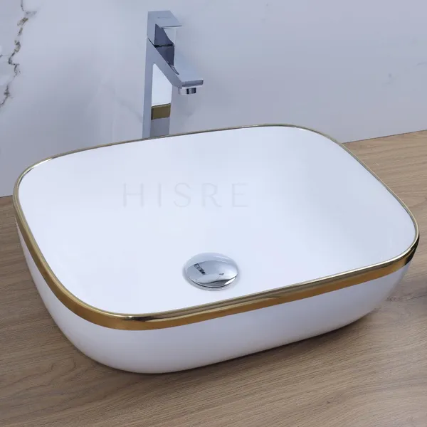 HISRE_Over_Counter_Top_Ceramic_Bathroom_Kitchen_Sink_2305_Table_Top_Basin_(Multicolor)
