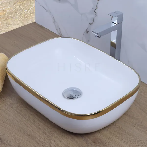 HISRE_Over_Counter_Top_Ceramic_Bathroom_Kitchen_Sink_2305_Table_Top_Basin_(Multicolor)