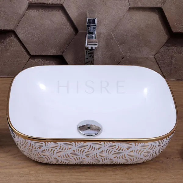 HISRE_Over_Counter_Top_Wash_Basin_|_Ceramic_Bathroom_Kitchen_Sink_2307_Table_Top_Basin_(Multicolor)