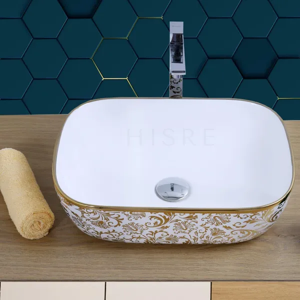 HISRE_Over_Counter_Top_Ceramic_Bathroom_Kitchen_Sink_2315_Table_Top_Basin_(Multicolor)
