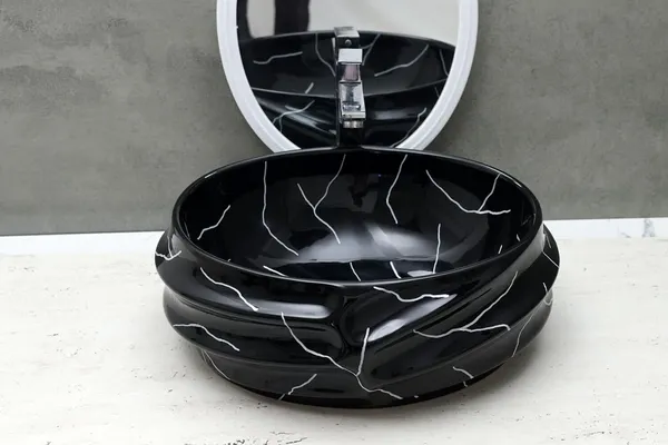 HISRE_Designer_Countertop_Basin_For_Bathroom_Jinbio_ceramic_Sink_Luxurious_Beutyfull_Table_Top_Bathroom_Sink_(19_x_14.5_x_5_Inch)_Table_Top_Basin_(Black1)