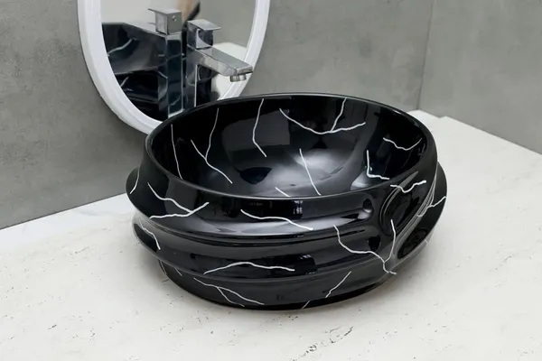 HISRE_Designer_Countertop_Basin_For_Bathroom_Jinbio_ceramic_Sink_Luxurious_Beutyfull_Table_Top_Bathroom_Sink_(19_x_14.5_x_5_Inch)_Table_Top_Basin_(Black1)