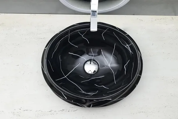 HISRE_Designer_Countertop_Basin_For_Bathroom_Jinbio_ceramic_Sink_Luxurious_Beutyfull_Table_Top_Bathroom_Sink_(19_x_14.5_x_5_Inch)_Table_Top_Basin_(Black1)