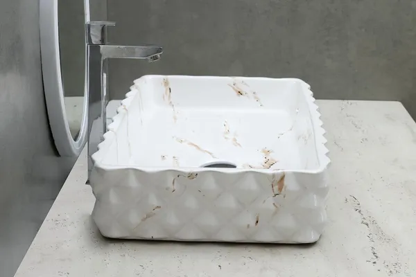 HISRE_Designer_Glossy_Finish_Table_Top_Wash_Basin_Vessel_Sink_with_Slim_Rim_Vessel_Sinks_For_Bathrooms_(24_x_14_x_4.5_Inch)_(Style-_4)_Table_Top_Basin_(White)