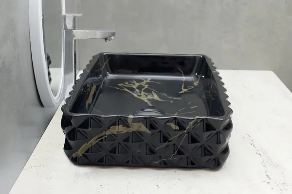 HISRE_Designer_Black_Golden_Marble_Glossy_Finish_Countertop_Sink_with_Slim_Rim_Vessel_Sinks_For_Bathrooms_(24_x_14_x_4.5_Inch)_(Style-_5)_Table_Top_Basin_(Black)